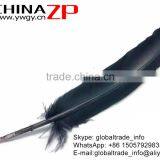 ZPDECOR High Quality Plume Beautiful Decorative Dyed Grey Solid Color Turkey Feathers for Sale thumbnail-3