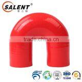 Standard 25mm Reinforced Red 180 Degree Flexible Silicone Elbow Hose Hookah thumbnail-1