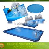 Water pool pvc swimming pool/inflatable splash&play water walking pool ball