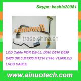 laptop LCD Cable for DELL D510 D610 D630 D620 D810 M1330 M1210 I1440 V1200 LCD LVDS CABLE