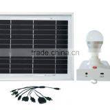 Portable Solar Led Light With 3w E27 Led Lamp /cheap Solar Lighting Kit Charged by Sun