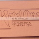 metal wine label, aluminum label, Tin engraved label.metal adhesive label