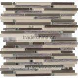 Natural Stone Mosaic and Crystal Glass Mosaic Tile (crystal Glass ) thumbnail-2