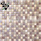 MB SMS08 Foshan Wholesale Glass Mix Stone Mosaic Decorative Tile Indoor and Outdoor Stone Wall Tile