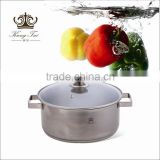 2016 high quality 100% titanium saucepan sets cookware pot