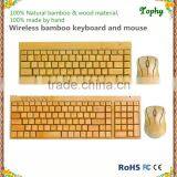 Environmental Handmade 2.4Ghz Wireless Bamboo Keyboard and Mouse Set thumbnail-6
