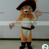 Instock cat mascot costume/movie mascot costume for sale