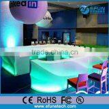 Newly Design Portable Led Party Glowing Bar Counter ,illuminated Outdoor Furniture