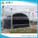 Aluminum Arch Roof Truss ,curve Roof Truss 4 Pillar 12m by 10m for Sale thumbnail-6
