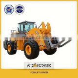 Heavy equipment China front end wheel loader for sale with wood log skidder