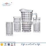 Crystal 7pcs Glass Beer Pitcher Ice Holder for Decanter Set thumbnail-1