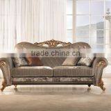 European Solid Wood Hand Made Mixed Fabric Living Room Three Seater Sofa Set(MOQ=1 SET) thumbnail-1