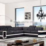 Bisini Black Modern Latest Design Living Room Sofa thumbnail-1