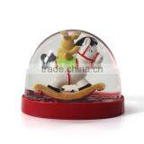 2015 Custom Plastic Snowball With Resin Figurine thumbnail-4