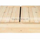 Strongbox Square Wooden Sandpit for Children thumbnail-4