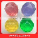 Transparent Clear Rubber Bouncy Dog Toy Ball thumbnail-1