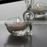 Little Swan Style Glass Candle Holder, Cute Glass Candle Holder thumbnail-2