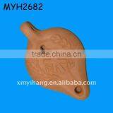 Antique Roman Clay Oil Lamp Indoor Use thumbnail-1