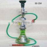 Coloured Glass Hookah With Metal and Ceramic Parts thumbnail-1