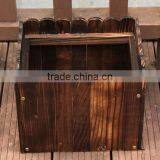 2016 New Design Handmade Cedar Wooden Flower Pots Outside thumbnail-4