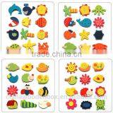 Fashion Wooden Decoration Cartoon Stickers thumbnail-3