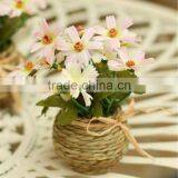 Handmade Outdoor Garden Decoration Willow Flower Basket thumbnail-5
