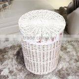 Hand Made Wicker Dirty Laundry Basket thumbnail-2