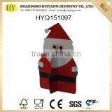 Table Top Laser Cut Wooden Santa Claus Christmas Decoration thumbnail-2