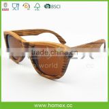 Polarized Genuine Bamboo Glasses/Wooden Sunglasses/Homex_FSC/BSCI Factory