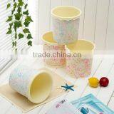 2015 New Beautiful Lace Shape Plastic Dustbin (small)