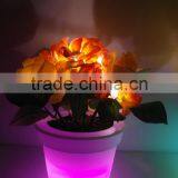 RBG Color Changing Plastic PE LED Flower Pot Home/garden Decorations thumbnail-2