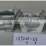 Natural Wooden Square Flower Pots thumbnail-1