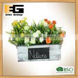 Outdoor Wooden Artificial Plants Flower Pots thumbnail-5