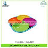 Large Colorful Plastic Divided Tray