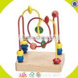 Wholesale Hot Sale Baby Wooden Beads Maze Toy Funny Wooden Beads Maze Toy Lovely Wooden Beads Maze Cubic Toy W11B048 thumbnail-1