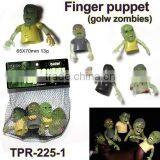 TPR Glow Zombie Finger Puppet Toys thumbnail-2
