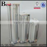 Unique Design Empty Fancy Square Acrylic Lotion Bottle 15ml 30ml 50ml 1oz 2oz Plastic Lotion Bottle With Pump thumbnail-1