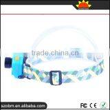 500 Lumens 1 White XPE LED and 2 Red LED Dual Light Sensing LED Headlamp With Aaa Battery thumbnail-5