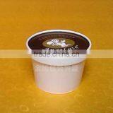 Newly 16oz Frozen Yogurt Paper Cup With Dome Lid thumbnail-1