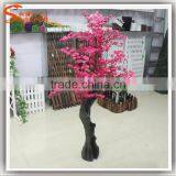 Wholasle Mini Artificial Cherry Blossom Tree Plastic Artificial Cherry Blossom Tree thumbnail-1