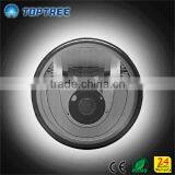 IP68 Dot Certicate Upgrade 7 Inch DEFENDER LED Head Lights 80w With Angel Eye Running Light Function thumbnail-2