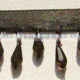 Beaded Fringe BF116 Black thumbnail-1