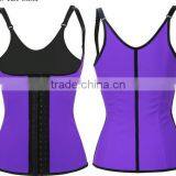 Hot Sale Women's 3 Hooks Latex Rubber Trainer Shapewear Workout Waist Cincher thumbnail-1