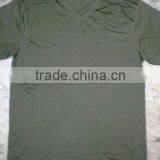 MENS V NECK & ROUND NECK T-SHIRTS (Garment Stock Lots / Apparel Stock / Stocklots / Garment Apparel From India) thumbnail-2