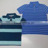 Boys Smart Collar Tees in Interesting Stripes thumbnail-2