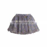 YAKUYIYI Hot Sale Girl Grey Star Print Mesh Overlay Princess Skirts for Wholesale thumbnail-5