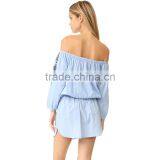 Maxnegio Girl Short off Shoulder Embroidered Dress thumbnail-2