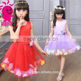 2016 New Wholesaler Princess Dresses Tutu Skirt With Petal thumbnail-1