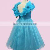 Wholesale Princess Butterfly Kids Dress Children Lace Flower Party Dress Summer Baby Girl Dress For Wedding thumbnail-4