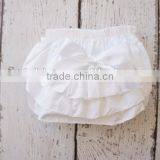 White Baby Cotton Underwear Diaper Cover Baby Girl Panties With Lace thumbnail-5